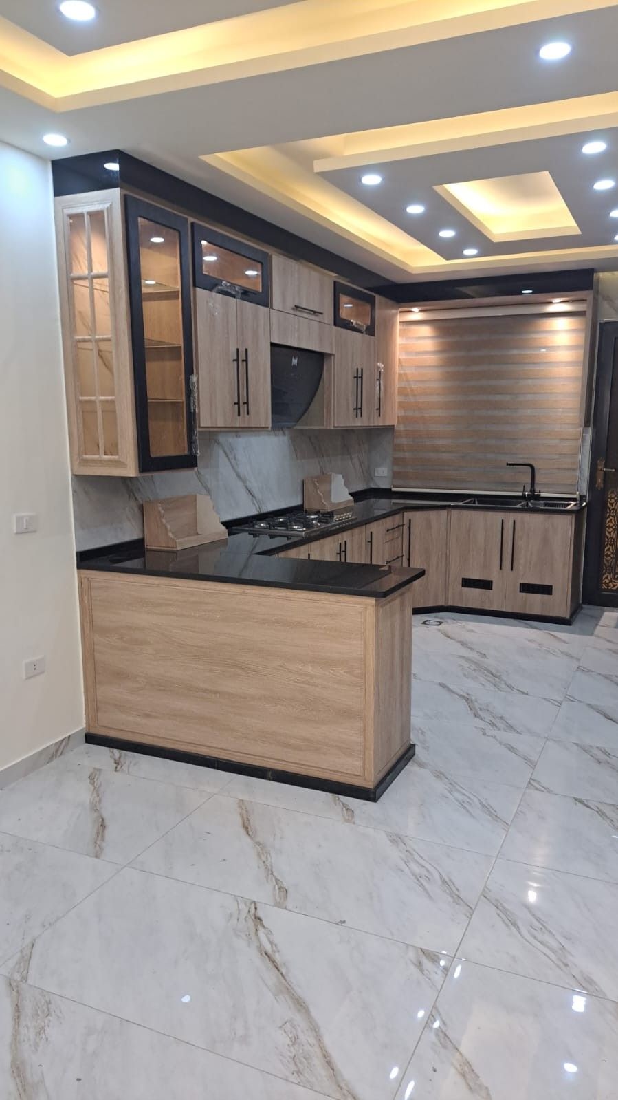 Matte Handleless Kitchen